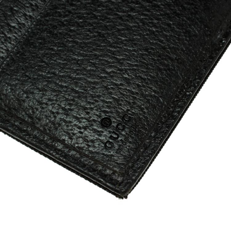Pre Owned Gucci Black Nylon Agenda Cover