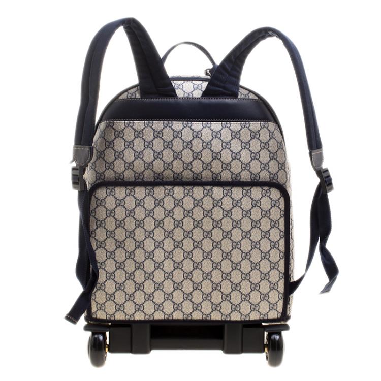 gucci rolling backpack