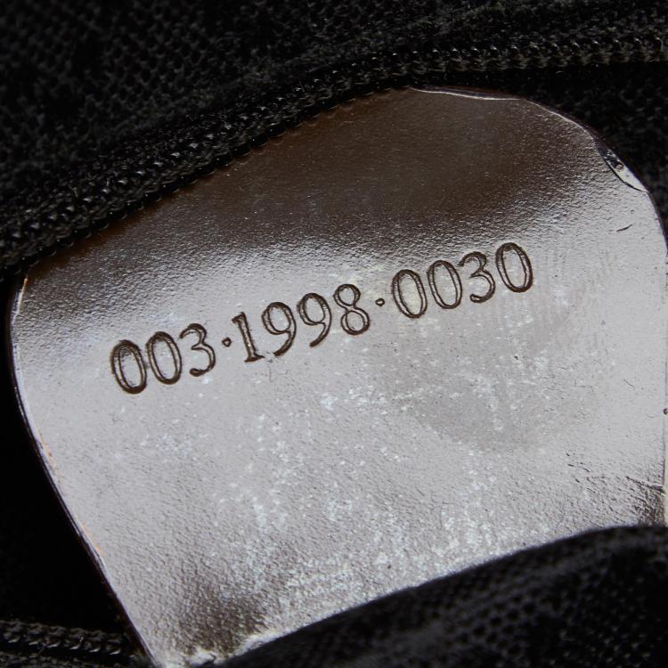 مملوكة مسبقًا Gucci Brown Nylon Bamboo Backpack