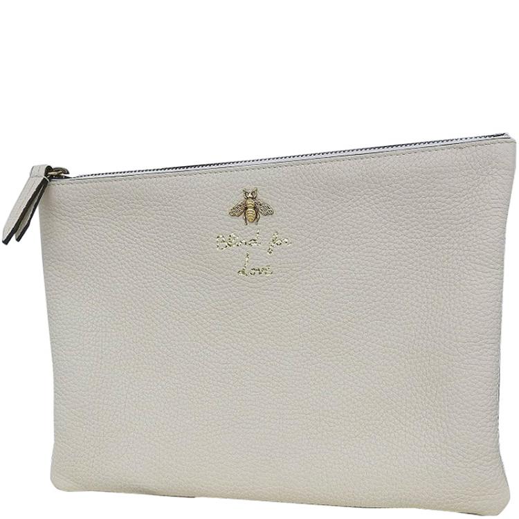 gucci white pouch