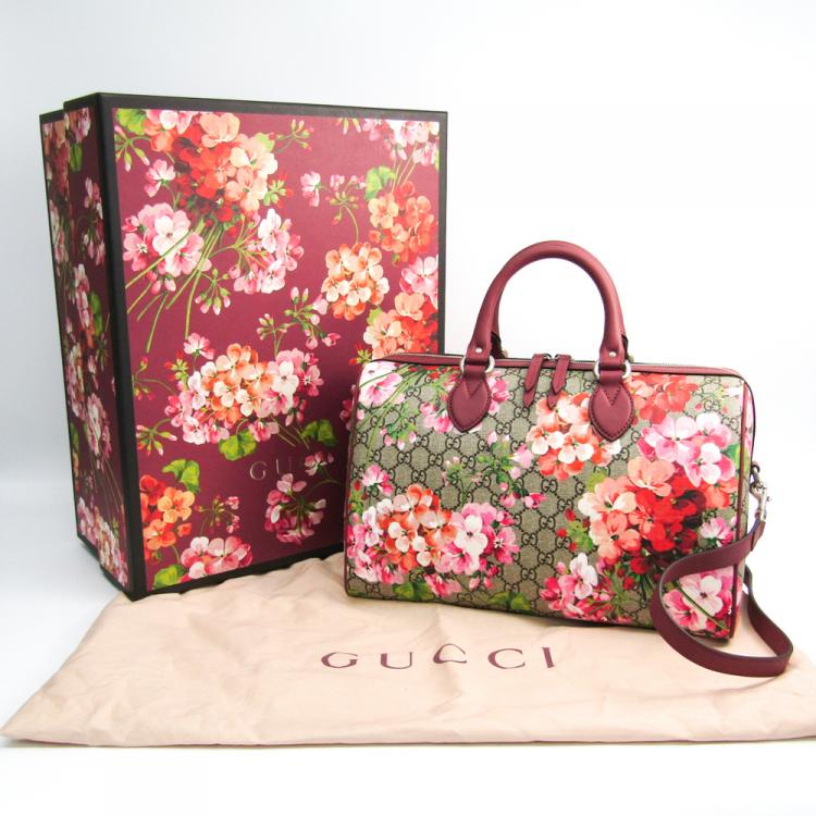 gucci blooms boston bag