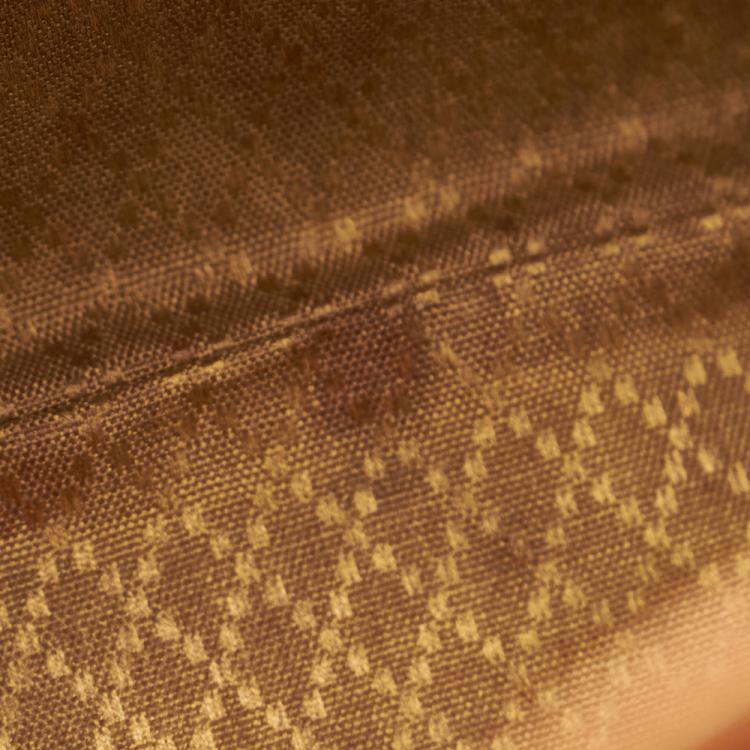 مملوكة مسبقًا Gucci Brown Bamboo Suede Drawstring Backpack