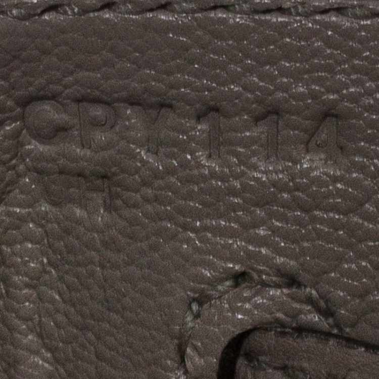 Pre Owned Hermes Gris Asphalt Togo Leather Gold Hardware Kelly Retourne 32 Bag