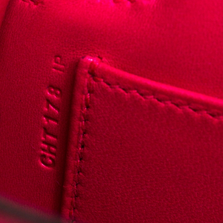 مملوكة مسبقًا Hermes Red Vermillion Epsom Leather Gold Hardware Mini II Kelly Bag