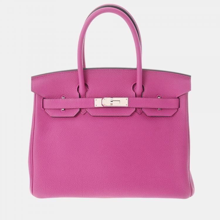 Hermes Pink Togo Leather Palladium Hardware Birkin 30 Bag Hermes | The ...