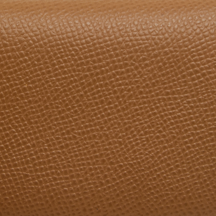 Pre Owned Hermès  Alezan/Biscuit Epsom Leather Calvi Card Holder