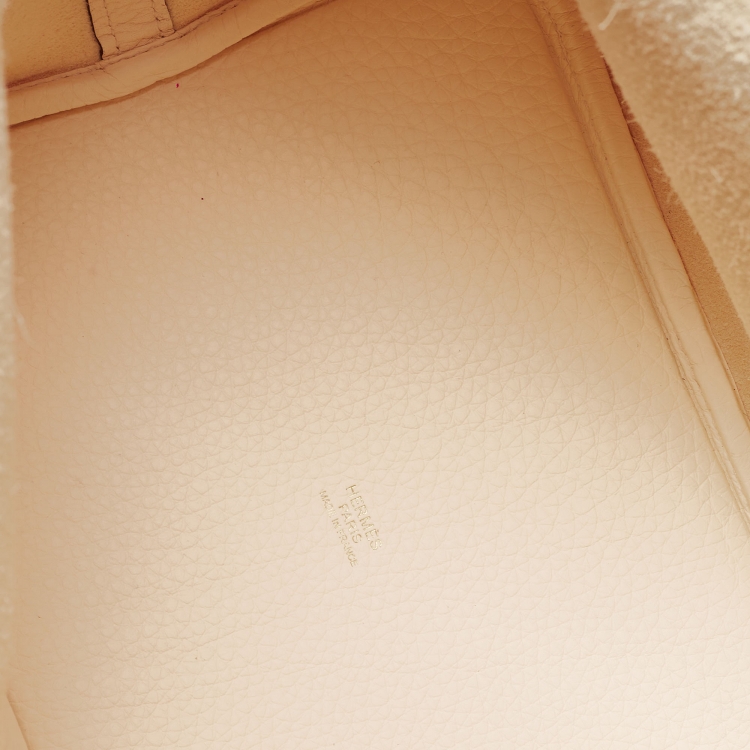 Pre Owned Hermès Nata Taurillon Clemence Leather Picotin Lock 22 Bag