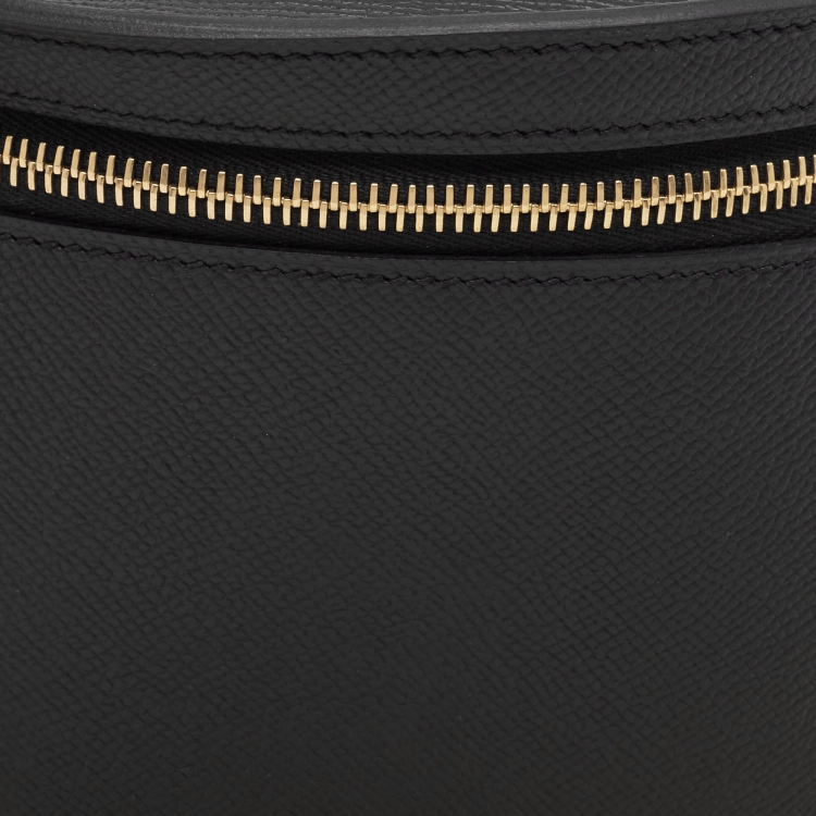 Pre Owned Hermès Noir Epsom Leather Petite Course Bag