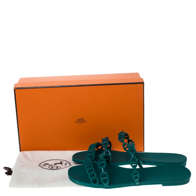 hermes rubber shoes