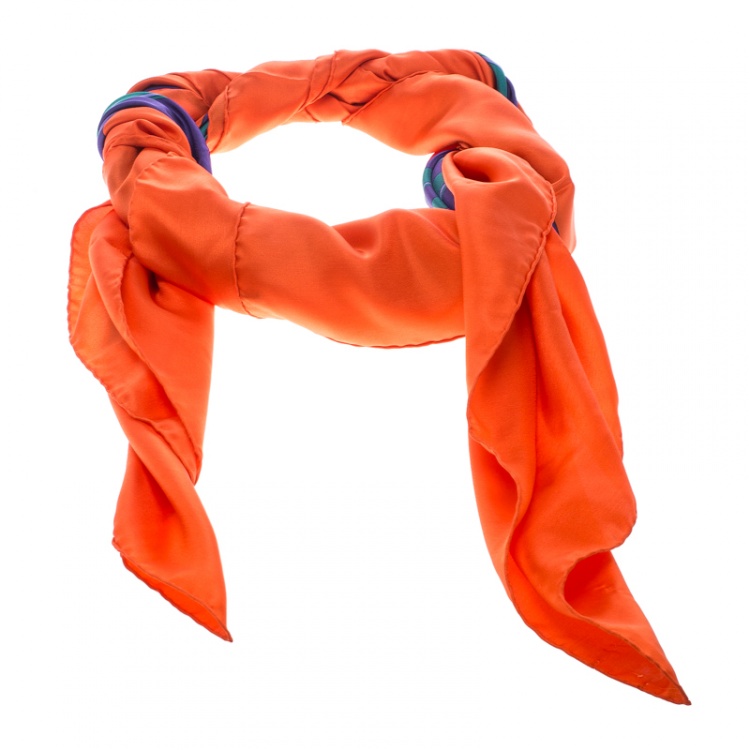 Pre Owned Hermes Brides De Gala Multicolor Printed Silk Square Scarf