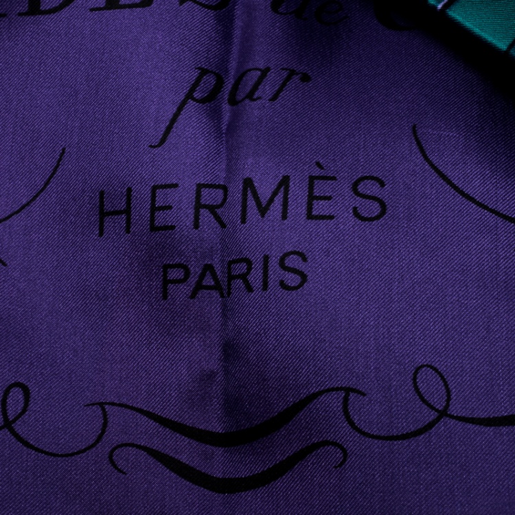 Pre Owned Hermes Brides De Gala Multicolor Printed Silk Square Scarf