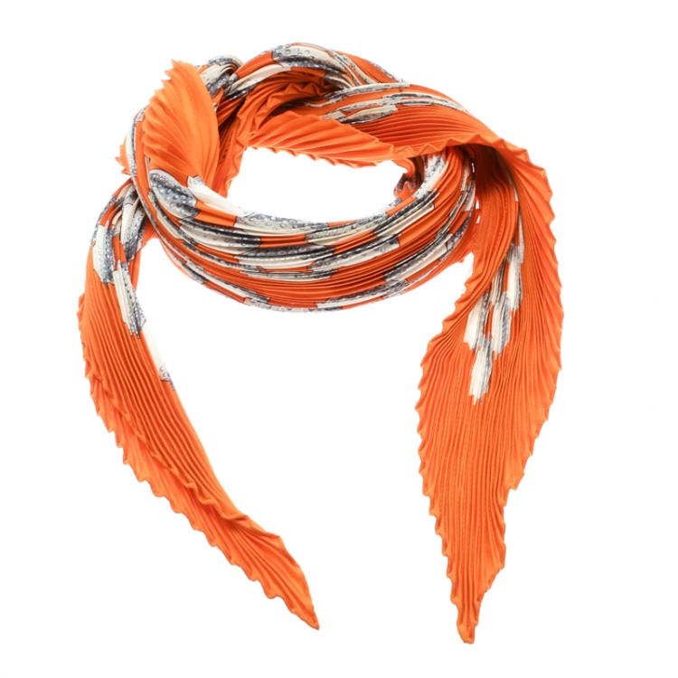 Hermes Orange Scarf - always perfect