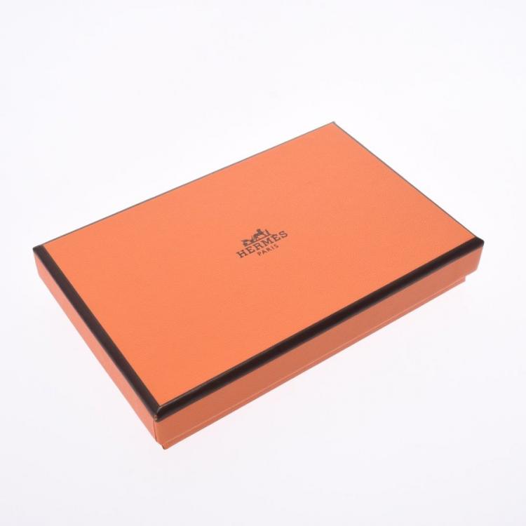 مملوكة مسبقًا Hermes Pink Ostrich Leather Bearn Card Holder