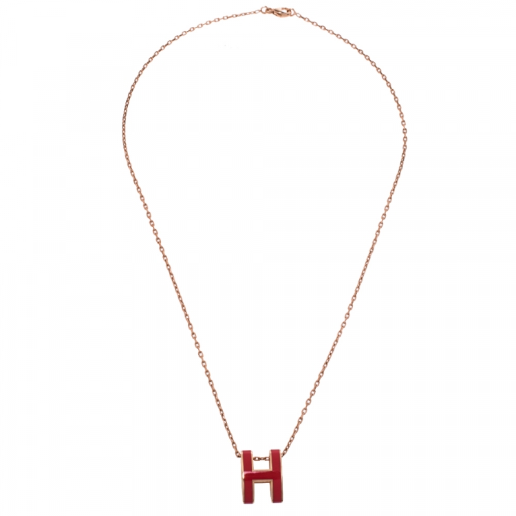 hermes pop h necklace au