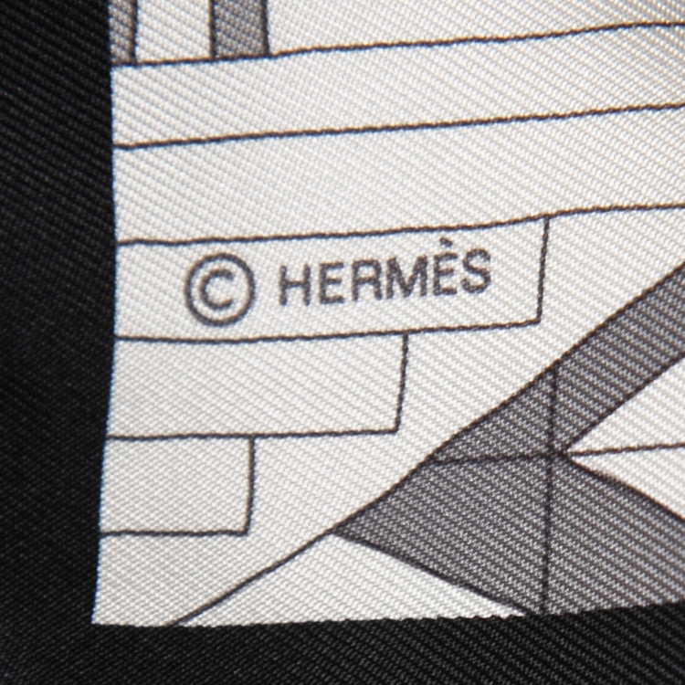 Pre Owned Hermes Multicolor Silk Promenade au Faubourg Scarf