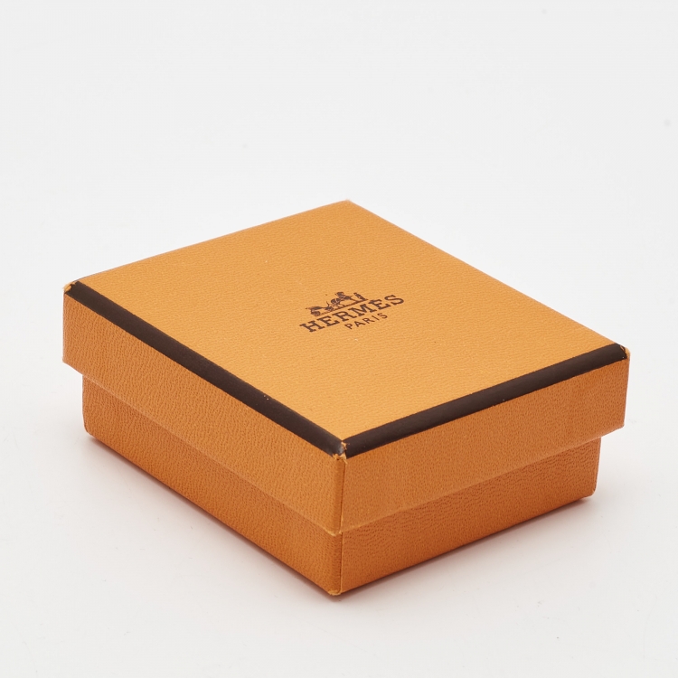 مملوكة مسبقًا Hermes  Jumbo Hook Leather Gold Plated Bracelet