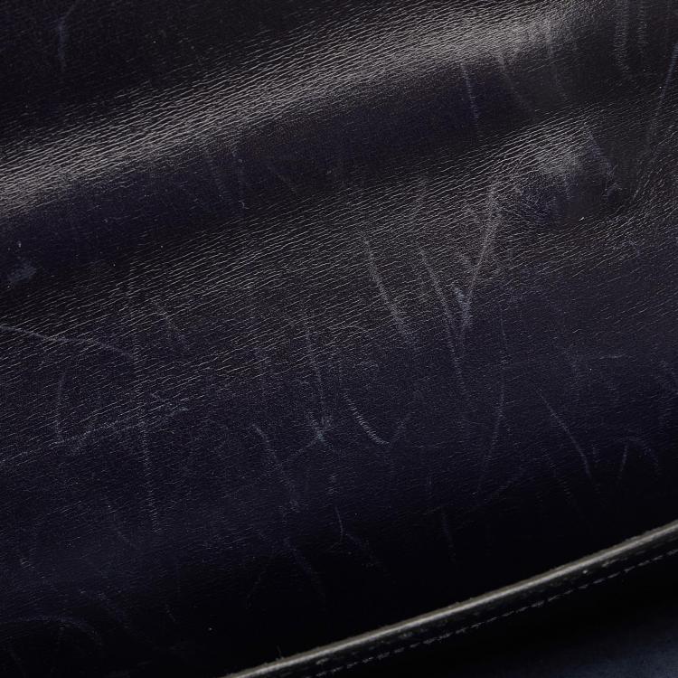 Pre Owned Hermes Black Box Sac A Depeches 38