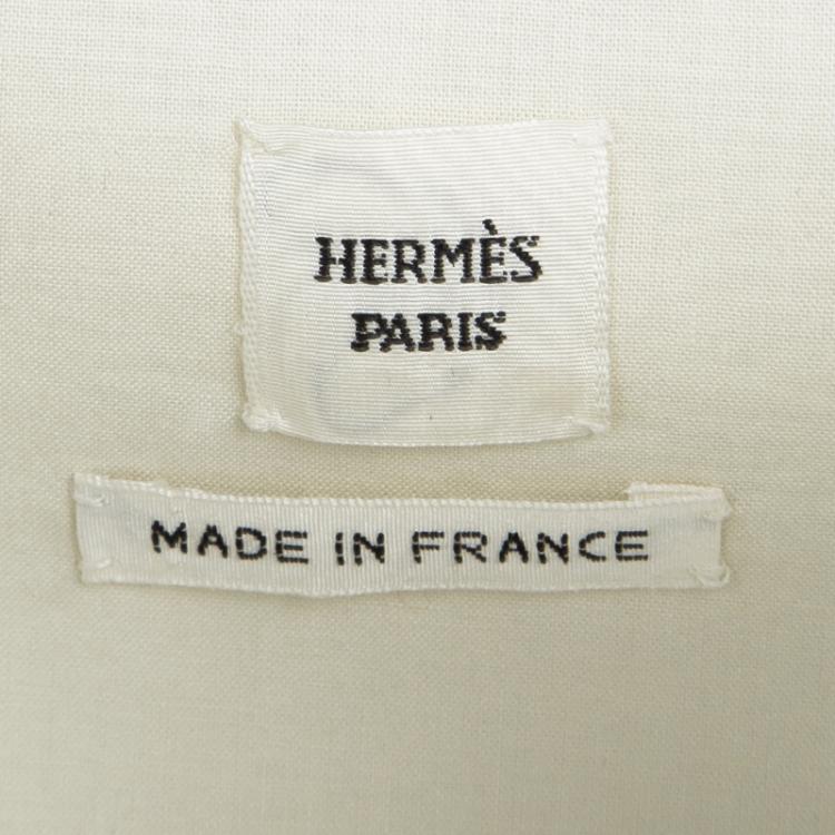 Pre Owned Hermes Cream Wool Waistcoat M