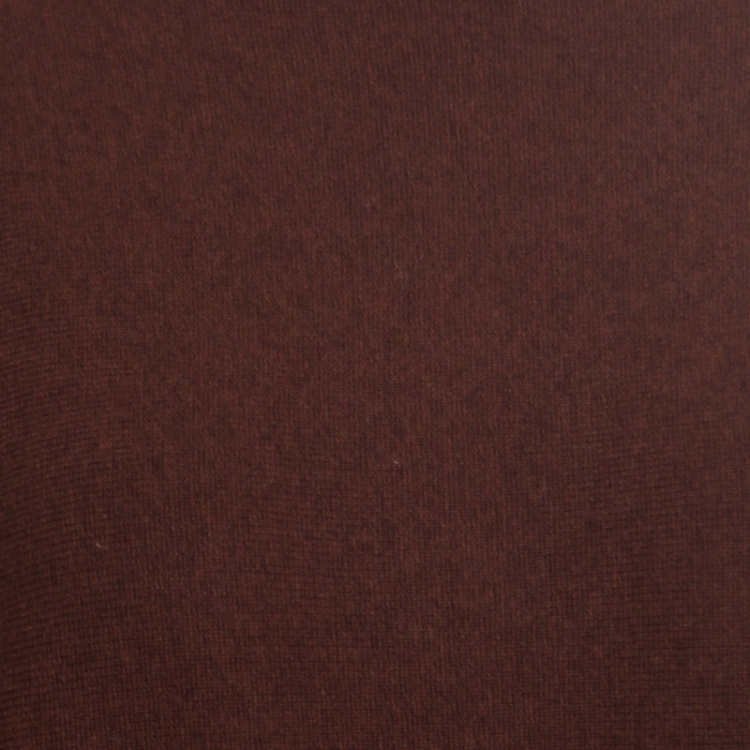 Pre Owned Hermes Brown Cashmere Dolman Sleeve Cropped Sweater M