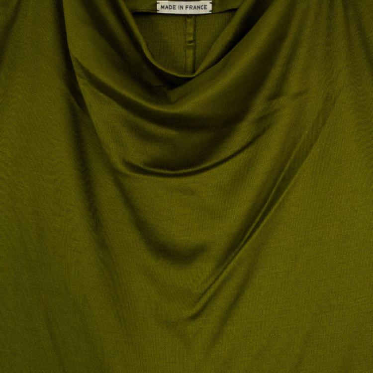 Pre Owned Hermes Draped Neck Tank Top L