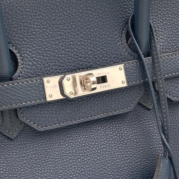 Pre Owned Hermes Leather Birkin 35 Bag