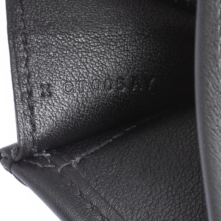 Pre Owned Hermes Black Swift Leather Elan 29 Jige Clutch