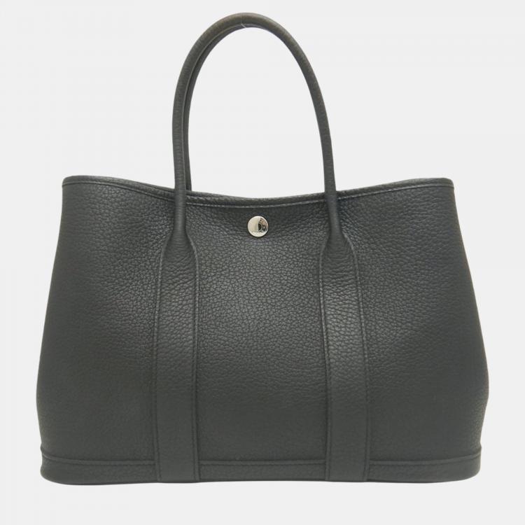 Hermes Negonda Black Garden TPM Tote Bag