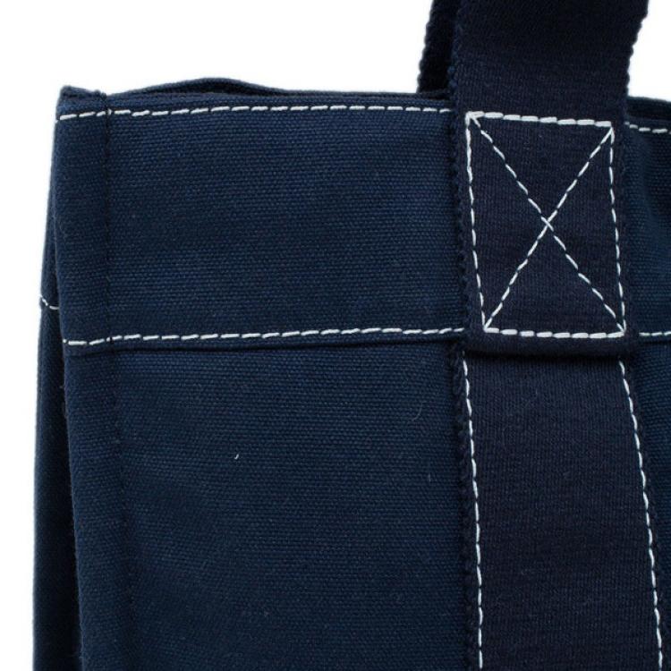 Pre Owned Hermes Navy Blue Herline Tote PM