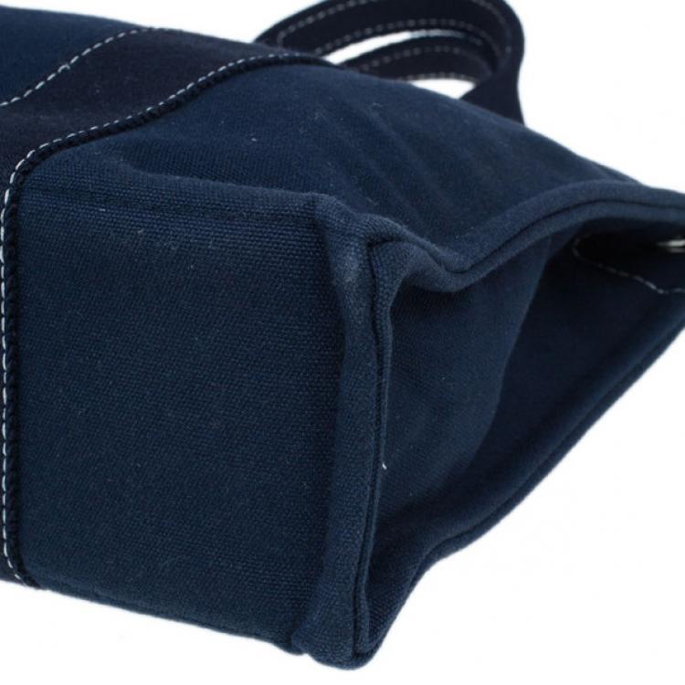 Pre Owned Hermes Navy Blue Herline Tote PM