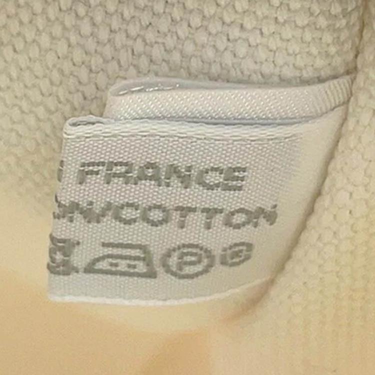 Pre Owned Hermes Adada Mother'S Bag Bougainvillier/White/Gray Canvas