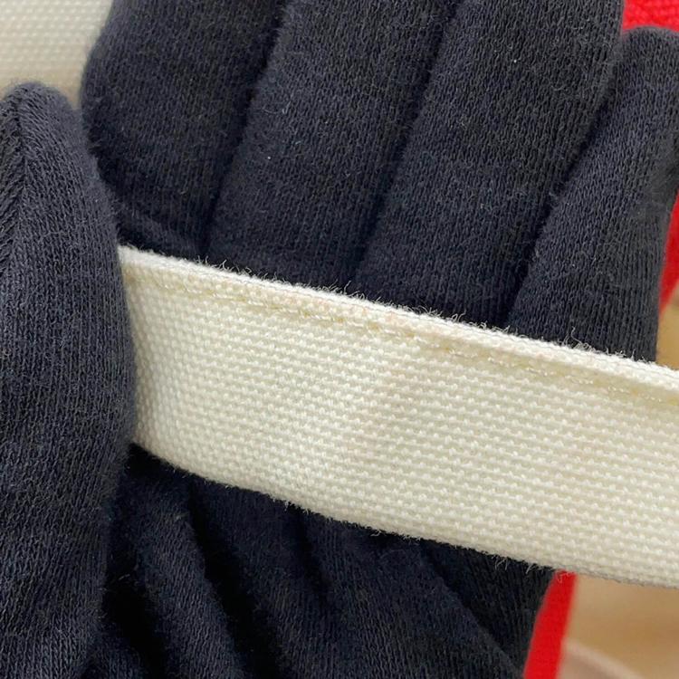 Pre Owned Hermes Adada Mother'S Bag Bougainvillier/White/Gray Canvas