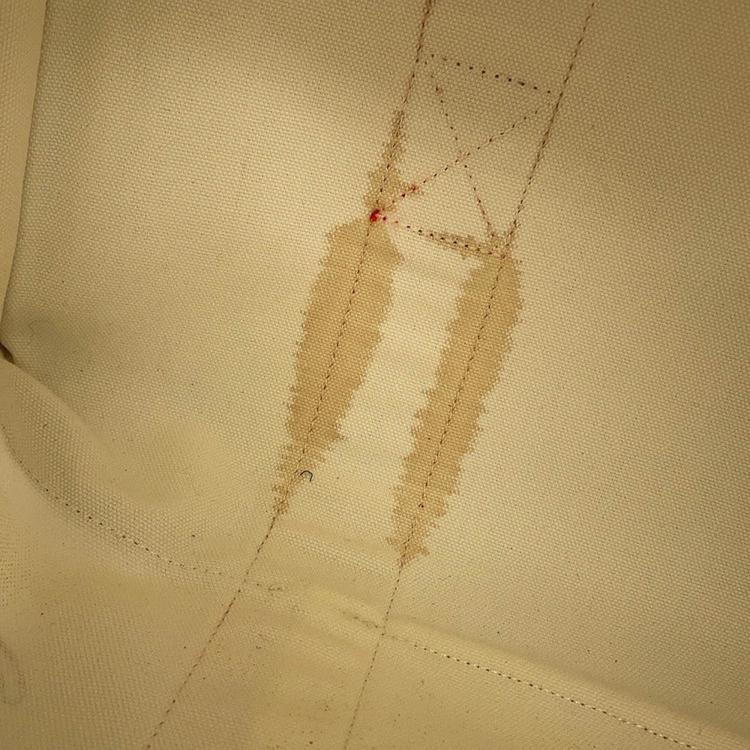 Pre Owned Hermes Adada Mother'S Bag Bougainvillier/White/Gray Canvas