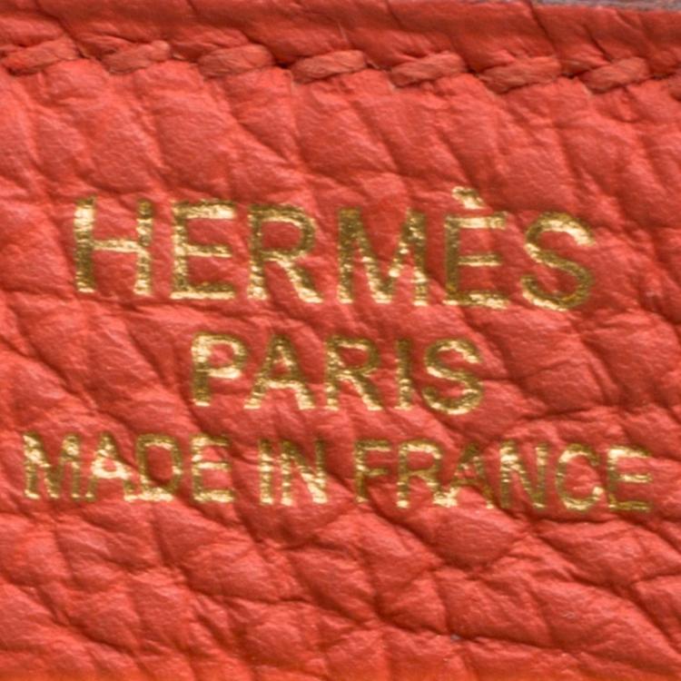 Pre Owned Hermes Capucine Togo Leather Gold Hardware Kelly Retourne 35 Bag