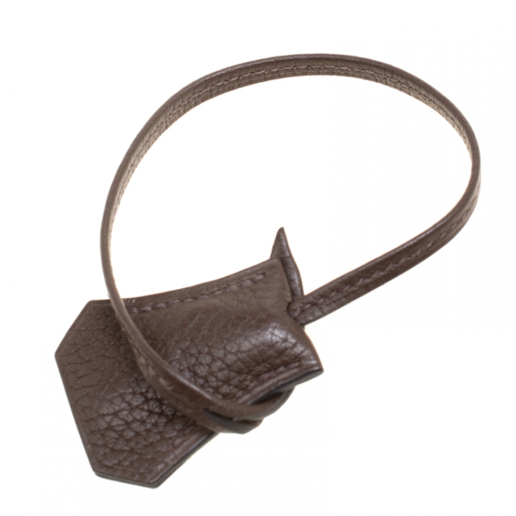 Pre Owned Hermes Cacao Togo Leather Gold Hardware Birkin 35 Bag