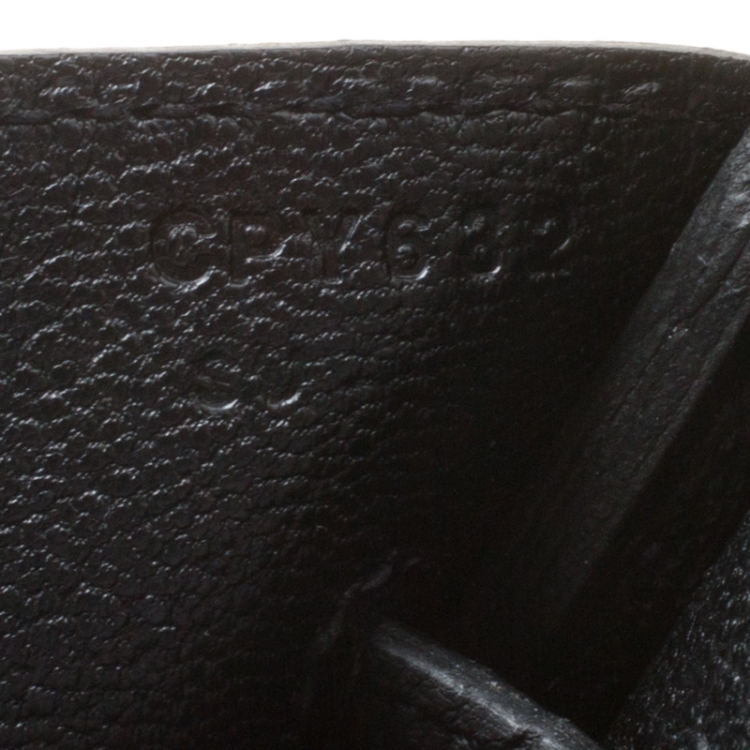 مملوكة مسبقًا Hermes Black Togo Leather Gold Hardware Birkin 30 Bag