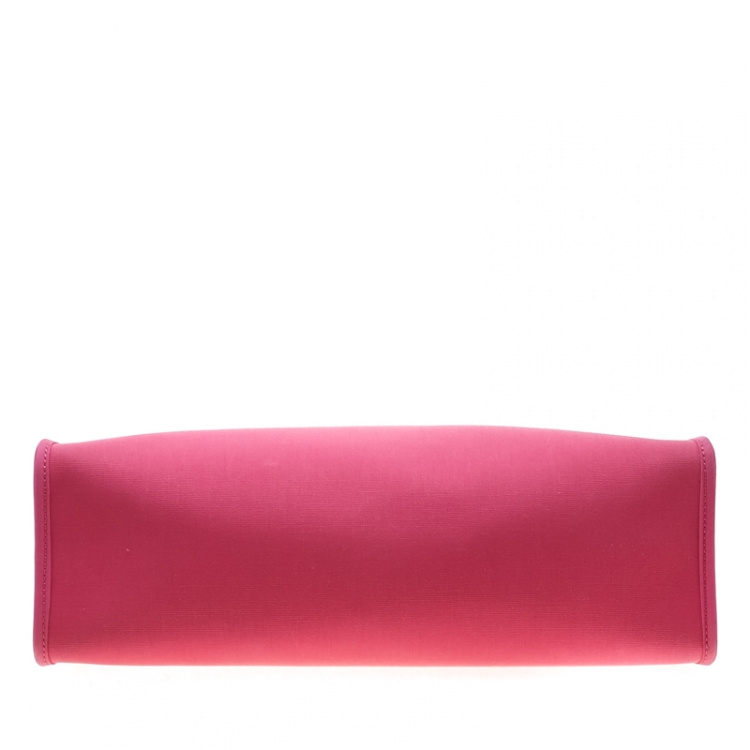 Pre Owned Hermes Bougainvillea Canvas and Leather Herbag Zip 31 Bag