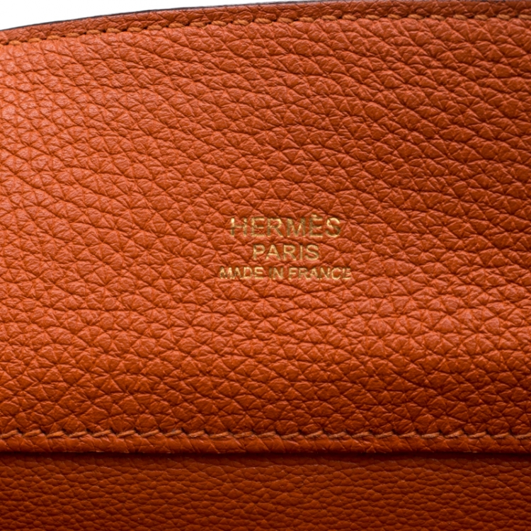 Pre Owned Hermes Terre Battue Togo Leather So Kelly 26 Bag