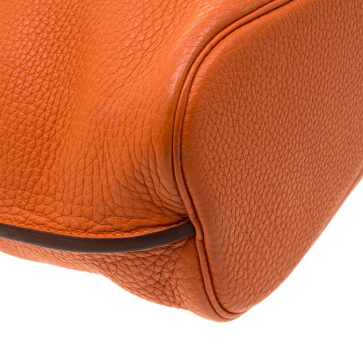 Pre Owned Hermes Terre Battue Togo Leather So Kelly 26 Bag