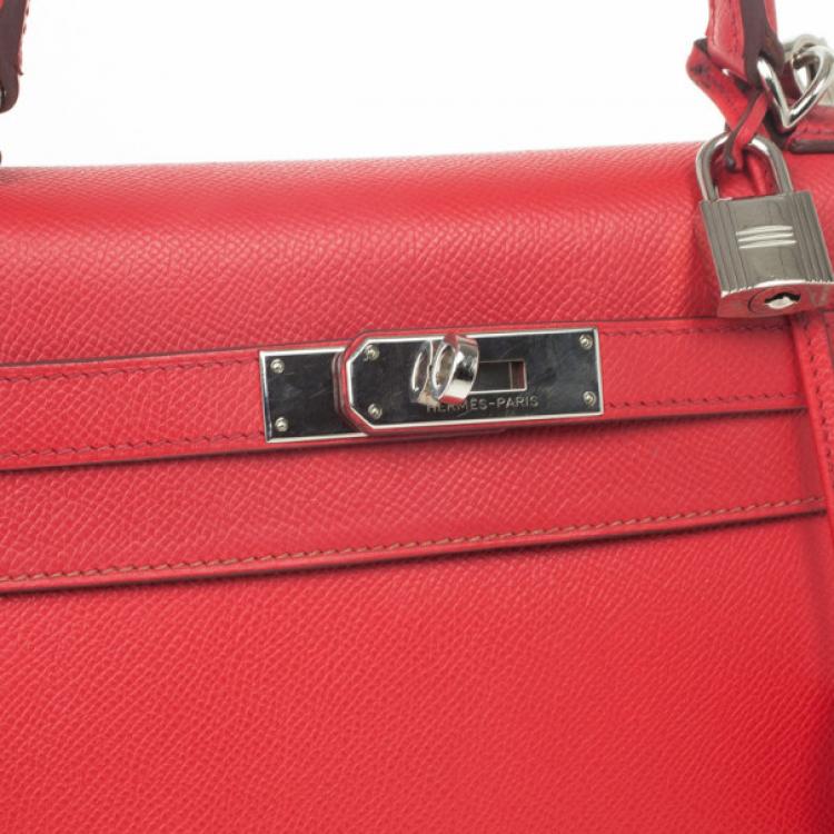 Pre Owned Hermes Rouge Vermillion Kelly 28 