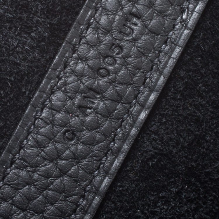 Pre Owned Hermes Black Togo Leather Gold Hardware Picotin GM Bag