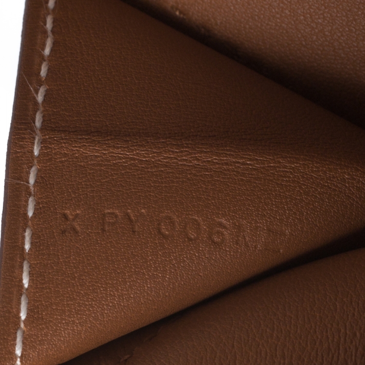 Pre Owned Hermes Gold Swift Leather Elan 29 Jige Clutch