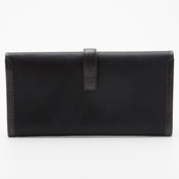 hermes black clutch