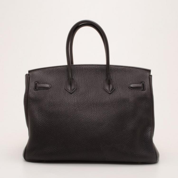 Pre Owned Hermes Black Togo Birkin 35 Gold Hardware