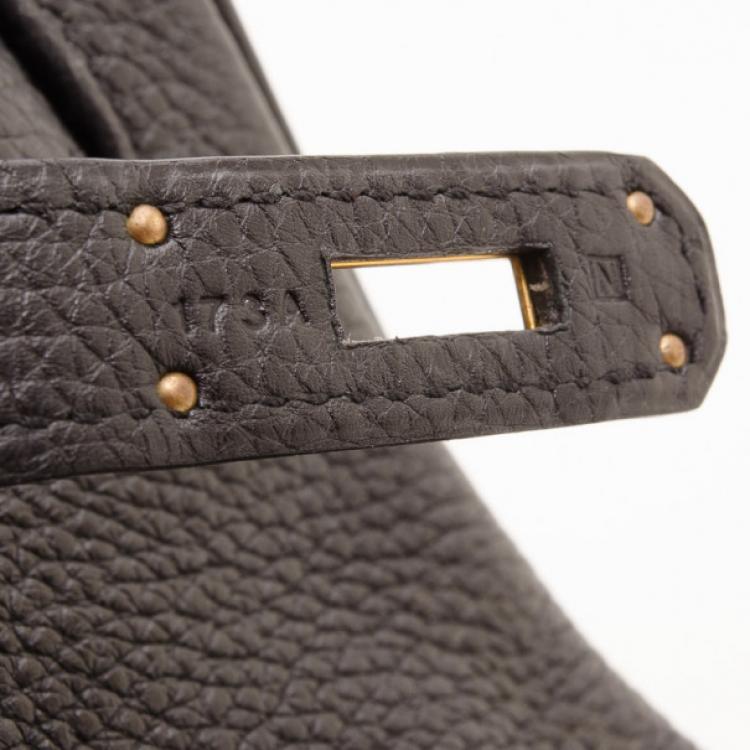 Pre Owned Hermes Black Togo Birkin 35 Gold Hardware