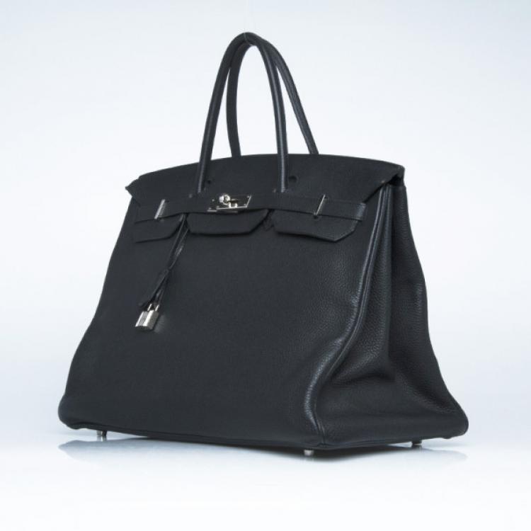 Pre Owned Hermes Birkin 40 Black Togo