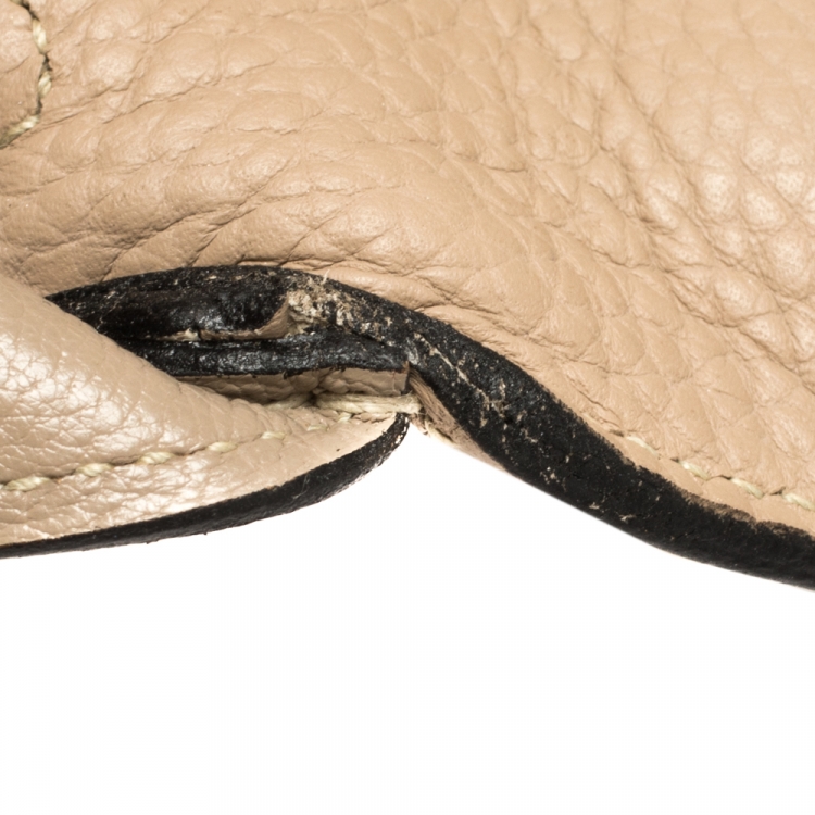 مملوكة مسبقًا Hermes Trench Clemence Leather Palladium Hardware Shoulder Kelly 42 Bag