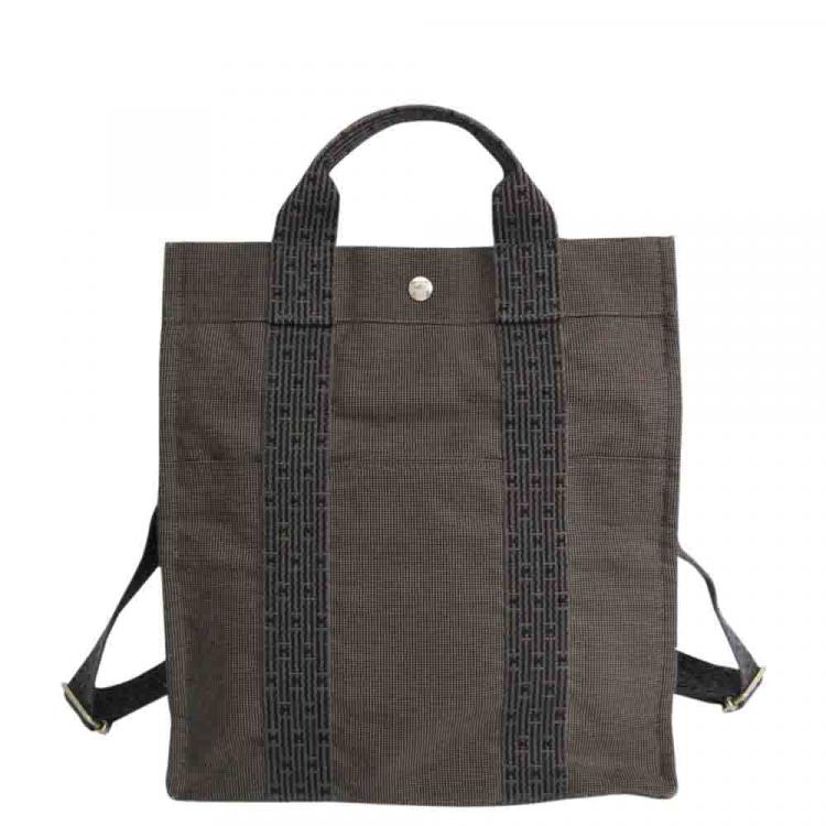 Hermes canvas backpack online