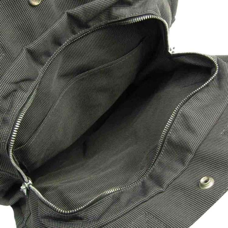 Pre Owned Hermes Black Canvas Herline Backpack