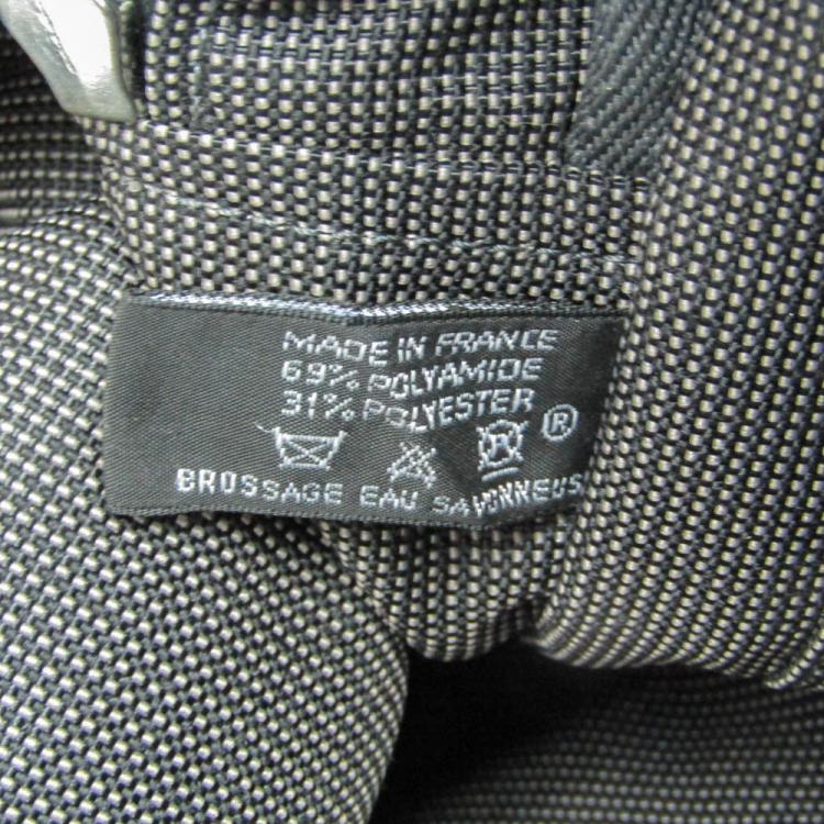Pre Owned Hermes Black Canvas Herline Backpack