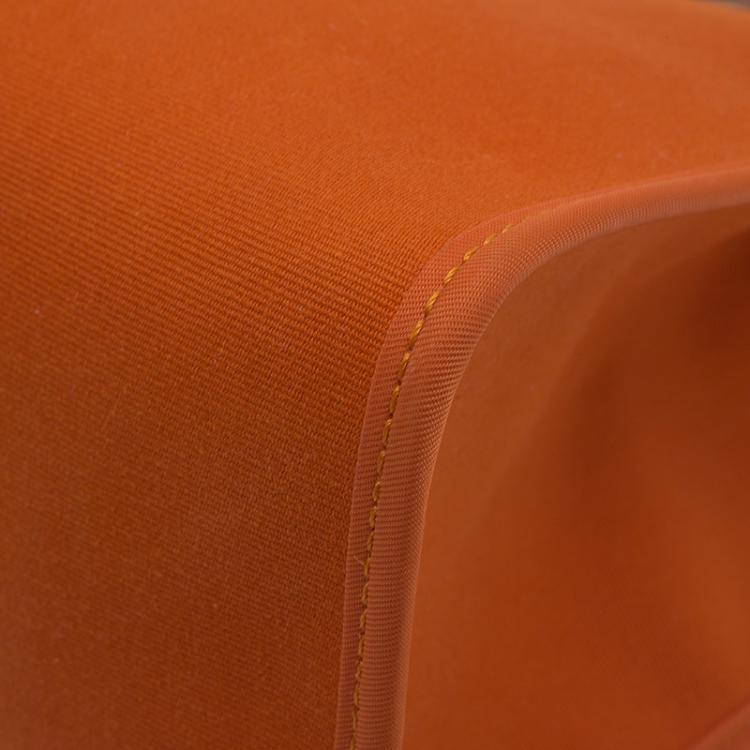 Pre Owned Hermes Brown/Orange Canvas and Leather Herbag Zip PM Bag